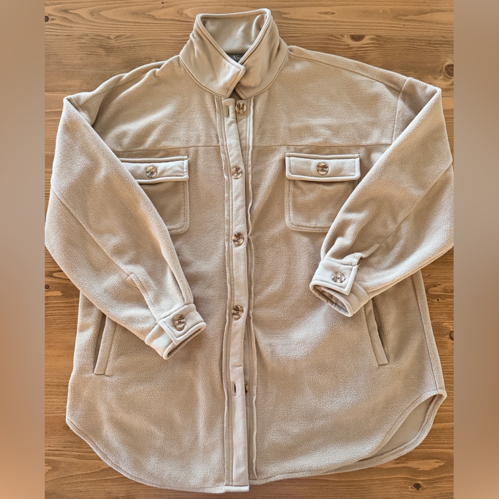 Natural Reflections Cream Teddy Jacket
